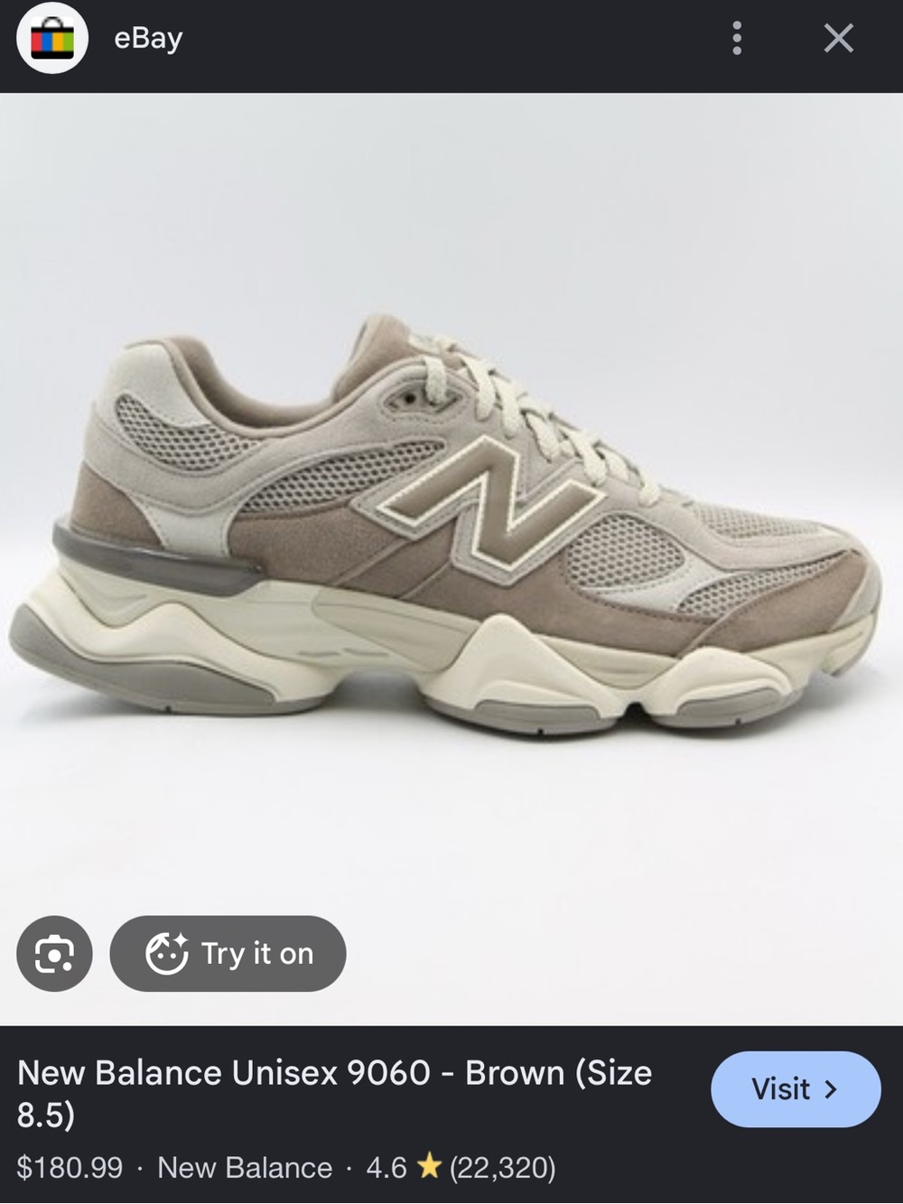 NEW BALANCE 9060 ARID STONE MUSHROOM